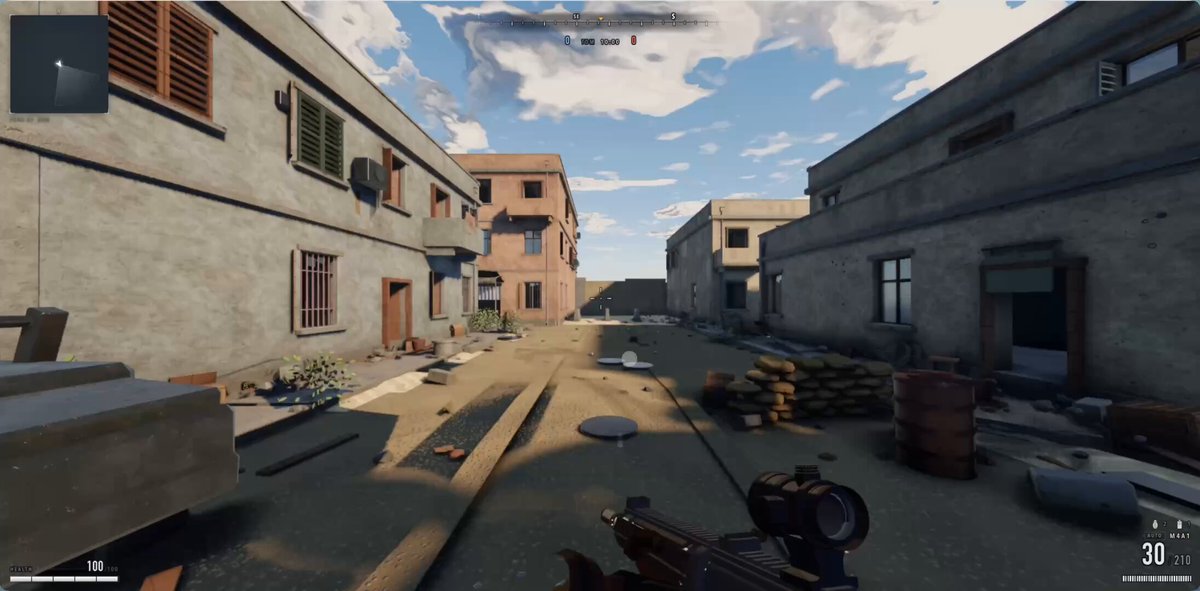 A custom-coded first-person shooter generated with Claude Opus 5